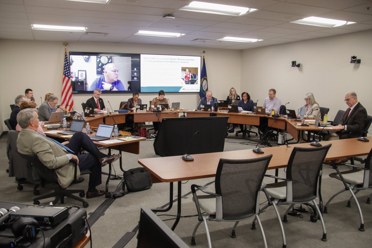 The second day of the Kentucky Board of Education's March meeting is happening now!

Watch live: bit.ly/KDEMediaPortal