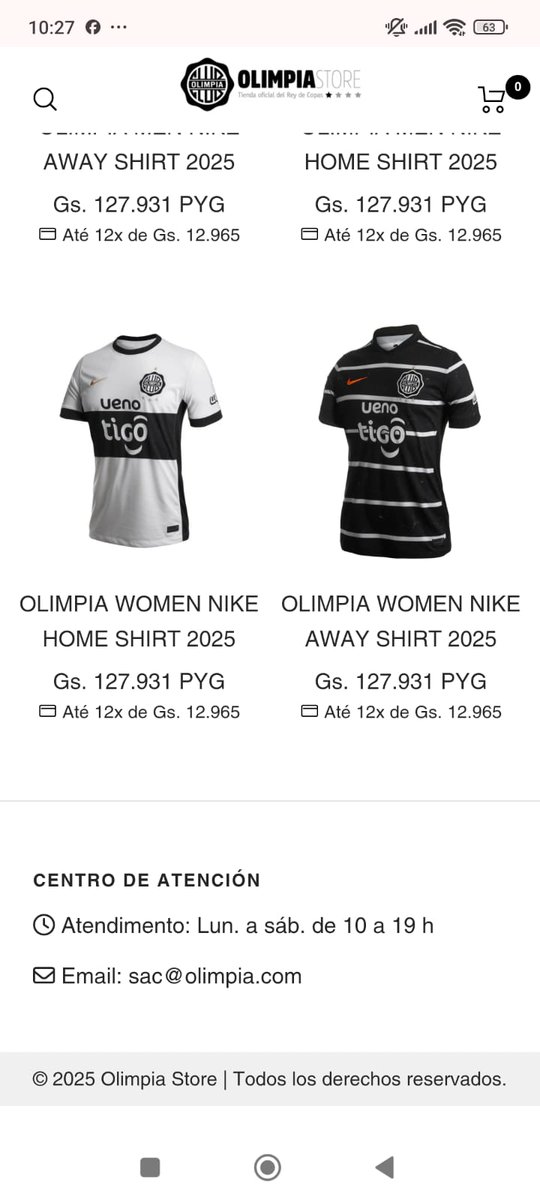 OlimpiaStorePy's tweet photo. El Club Olimpia informa que la web https://t.co/Ookd70sS4y NO PERTENECE a Olimpia Store ni a la Institución, por lo que se recomienda no proporcionar datos sensibles a la misma.

El Club Olimpia procederá a hacer la denuncia ante las autoridades respectivas.

👇🏻📸 https://t.co/vl4Wwhz8ma