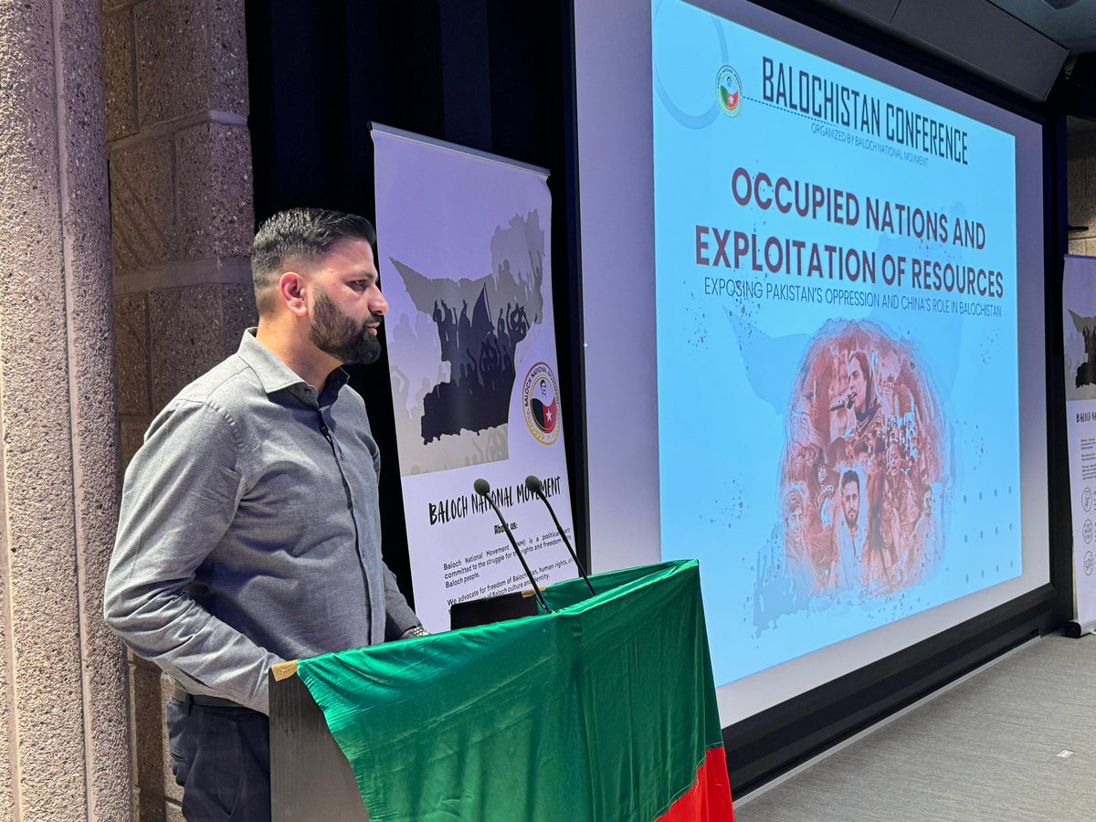 TimesGeneva's tweet photo. BALOCHISTAN CONFERENCE - 2025
(Geneva - Switzerland)

Organised by Baloch National Movement

Occupied Nations and Exploitation of Resources
Exposing Pakistan’s Oppression and China’s role in BALOCHISTAN.

#baloch #BalochGenocide https://t.co/XML9tSo9xF