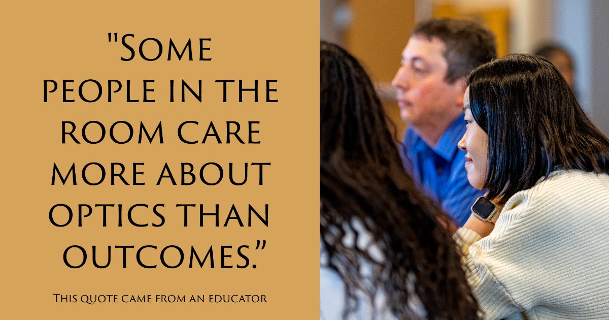 This quote came from an educator describing how traditional PD often rewards the loudest voice—not the most honest one. The Game of Education flipped the script. The quietest person at their table ended up leading the round—because insight beat image.