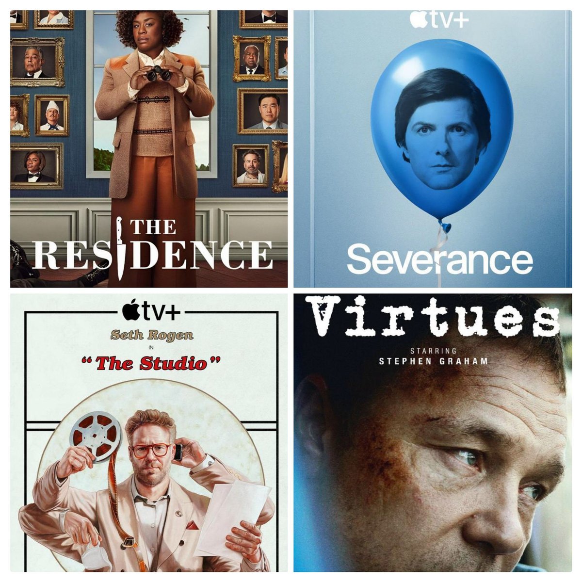 Albertotvseries's tweet image. Resumen de las series que he comentado con @jaabellan está semana en @LaJunglaRadio 
#LaResidencia 
#TheVirtues
#AdolescenciaNetflix 
#TheStudio 
#severance 
Has visto o vas a ver alguna ? 

Más info de las series 
instagram.com/reel/DHtDt3NMf…