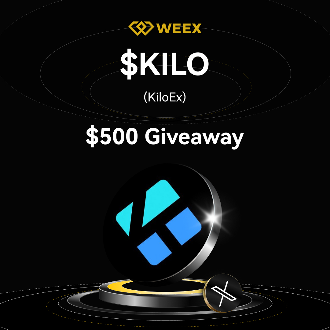 WEEX_Official's tweet photo. 🚀 $KILO @KiloEx_perp Now Live on #WEEX Futures Pro!

🎉 $500 $KILO Giveaway! 20 winners = $25 KILO each.

To participate:
1⃣ Follow @WEEX_Official + Comment WEEXUID
2⃣ RT, Like❤️ & tag 3 friends

⏳ Ends at 10AM UTC, Apr 3rd.
📝 Register: https://t.co/j6XVGP3Sp7

#KILO #Giveaway #Crypto