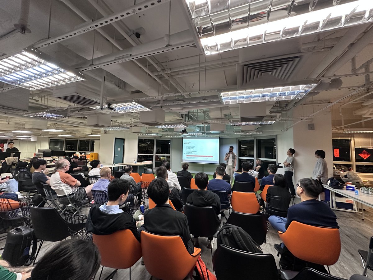 RUSTAsiaConf's tweet image. 📸 Another fantastic talk at Codeaholics meetup!  @adam_chal takes us through the exciting world of #Async #Rust in #WebAssembly. 
Mind-blowing insights on combining Rust&apos;s async capabilities with #WASM for better web performance! 
Thanks @lalamove for hosting! 
#RustLang