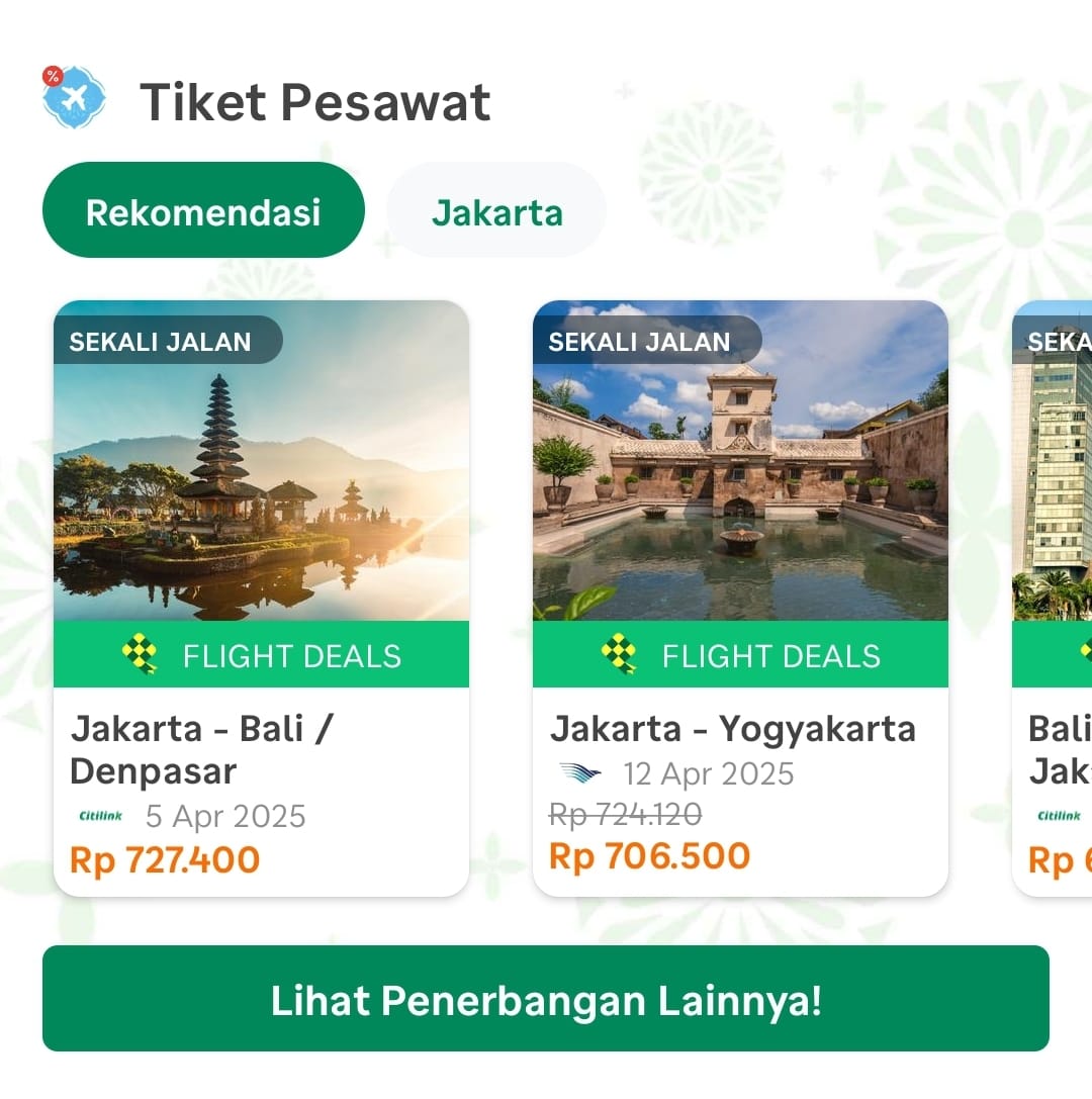 mudik hemat bareng Traveloka? Bisaaaa.. cepet cek guys, mumpung #LebaranLiburanTraveloka ada diskon s.d 50% + kupon diskon s.d Rp1jt sampai tanggal 6 April. Kapan lagi mudik hemat? Bisa ketemu keluargaa