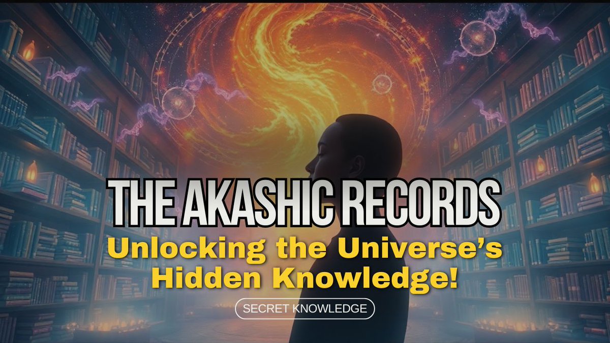 knowledge_codex's tweet image. The mystery of the Akashic Records and their connection to ancient civilizations, Nikola Tesla, and spiritual awakening.
#AkashicRecords #SoulRecords #UniversalKnowledge #AncientWisdom #MysticalLibrary #SpiritualAwakening #HiddenTruths #HigherConsciousness #PastLives