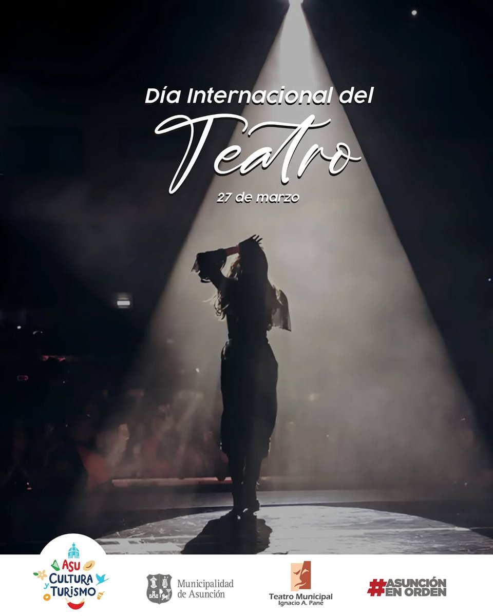 🎭✨ ¡Feliz Día Mundial del Teatro! ✨🎭
El teatro es magia, emoción y un reflejo de nuestra esencia. 
Hoy celebramos a quienes dan vida a los escenarios con su talento, pasión y entrega. ¡Que nunca se cierre el telón de la creatividad! 👏🎬

#DíaMundialDelTeatro