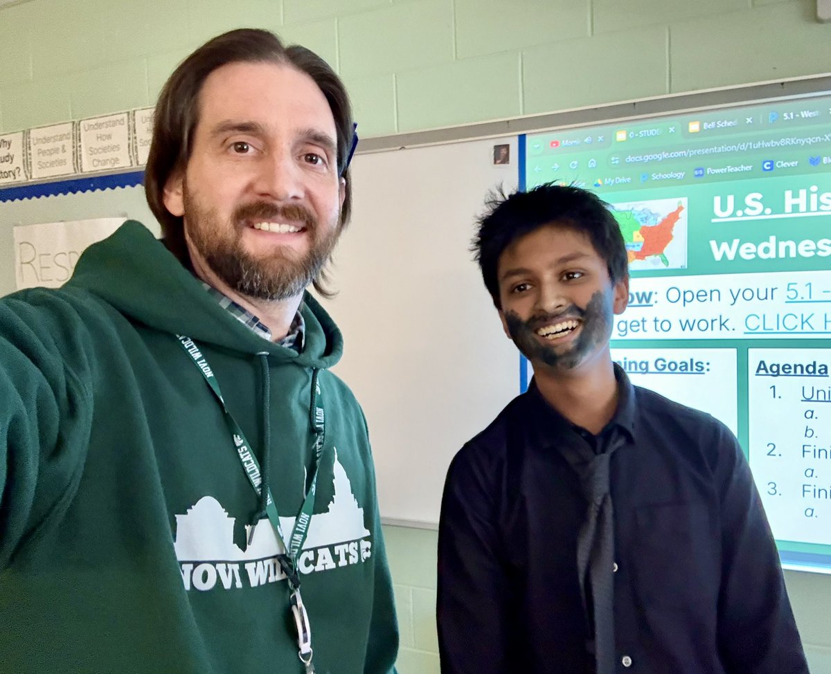 Mr. Beltran (@mr_beltran_nms) on Twitter photo Reverse Day at <a href="/novi_ms/">Novi Middle School</a> meant an annual meeting of the Beltrans! 🧔♂️ 👔 #NoviPride Reverse Day at <a href="/novi_ms/">Novi Middle School</a> meant an annual meeting of the Beltrans! 🧔♂️ 👔 #NoviPride