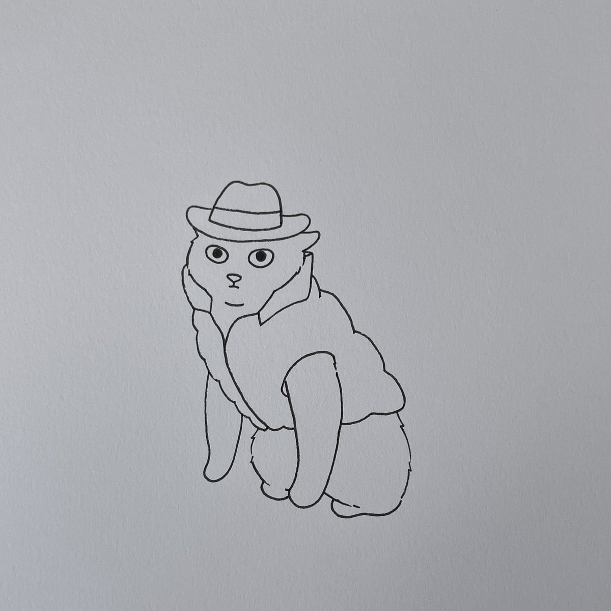poorlycatdraw's tweet photo. meowdy 🤠 https://t.co/cUs3V4lP9b