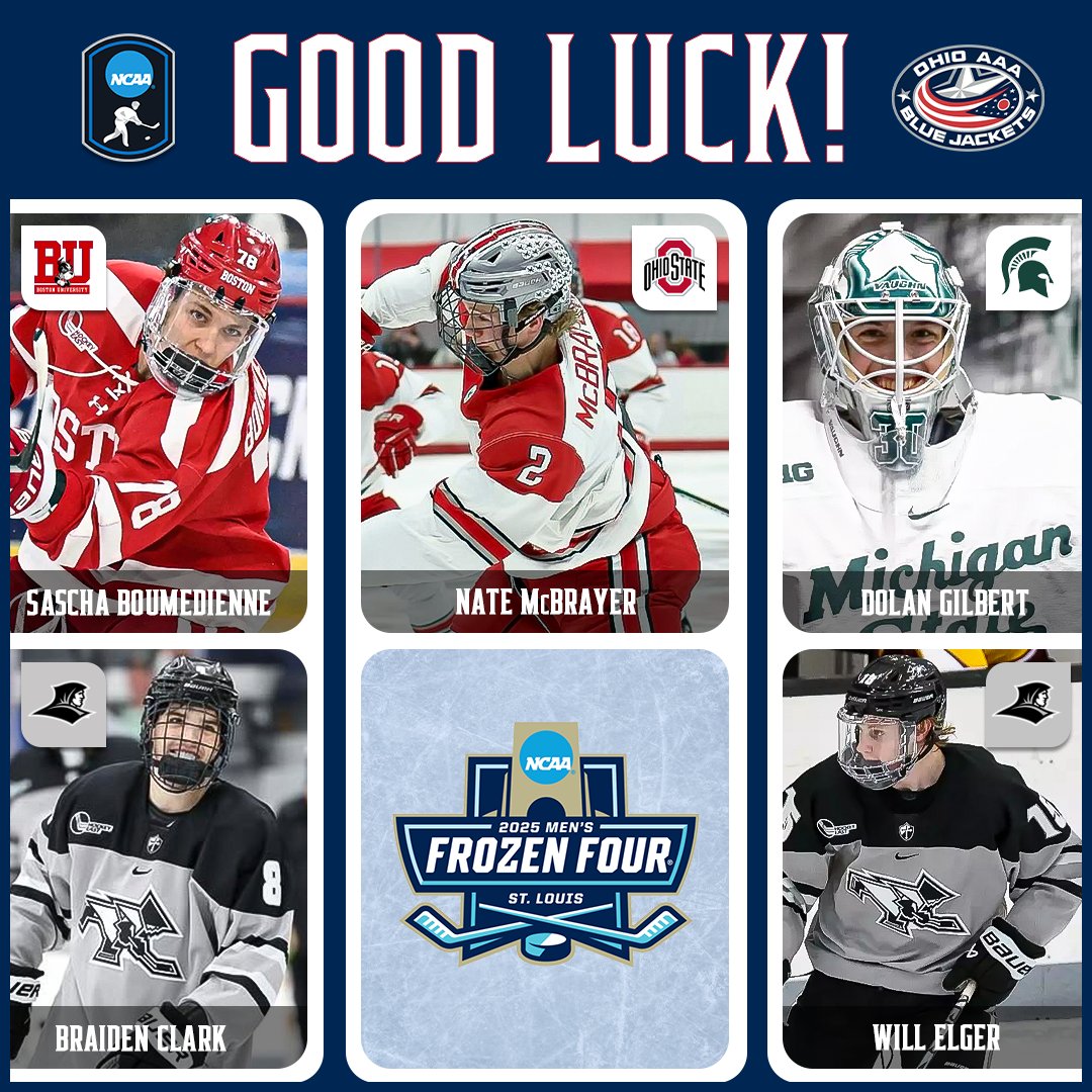 The road to the Frozen Four starts today! Best of luck to our 5 alumni that will compete on college hockey's biggest stage!

TV schedule: collegehockeynews.com/news/tvsked.php