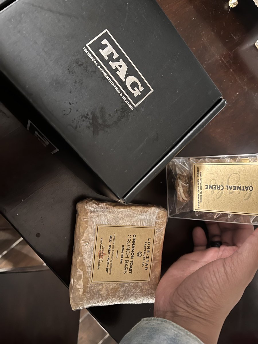 MarquesDaGoat🐐🧽👾 (@marquesdagoat) on Twitter photo GR X Family☀️
HAPPY TCG THURSDAYS🎉
Starting this morning off with opening Tag Slabs while eating some goodies from <a href="/lsprovisionsco/">Lone Star Provisions Co.</a> 🍃🥣
Check out DaGoat & <a href="/LouieMchigh/">smokiemaadpot 🧽</a> tonight at 8pm est for more dope convos and giveaways🎁 GR X Family☀️
HAPPY TCG THURSDAYS🎉
Starting this morning off with opening Tag Slabs while eating some goodies from <a href="/lsprovisionsco/">Lone Star Provisions Co.</a> 🍃🥣
Check out DaGoat & <a href="/LouieMchigh/">smokiemaadpot 🧽</a> tonight at 8pm est for more dope convos and giveaways🎁