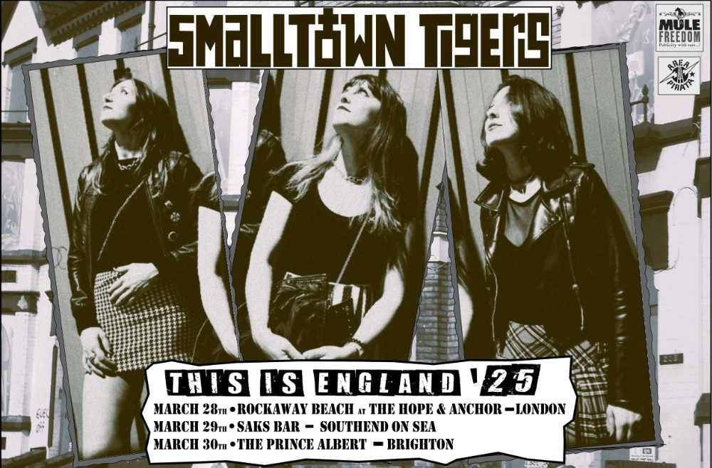 Italian punk divas SMALLTOWN TIGERS hit the UK this weekend!!

Tickets....

London wegottickets.com/event/641940/
Brighton wegottickets.com/event/632484
(Southend is FREE!!!!)
#punkgigs #londonpunkgigs #essexgigs #Brightongigs #punkrock #freegigs