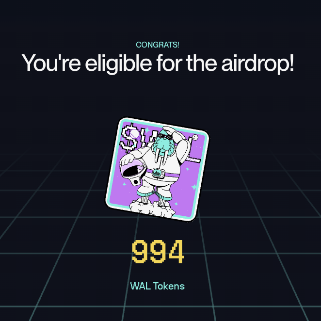 BREAKING WALRUS AIRDROP 🪂

Congratulations to all #SuiFam. Check $WAL airdrop right away 👇

📍 claim.waIrus.com

Connect your social account and get ready to claim $WAL tokens!

💙Like
🔂Repost + Bookmark
💧 Drop your #Sui wallet address