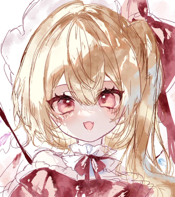 水彩風フランちゃんらくがき 