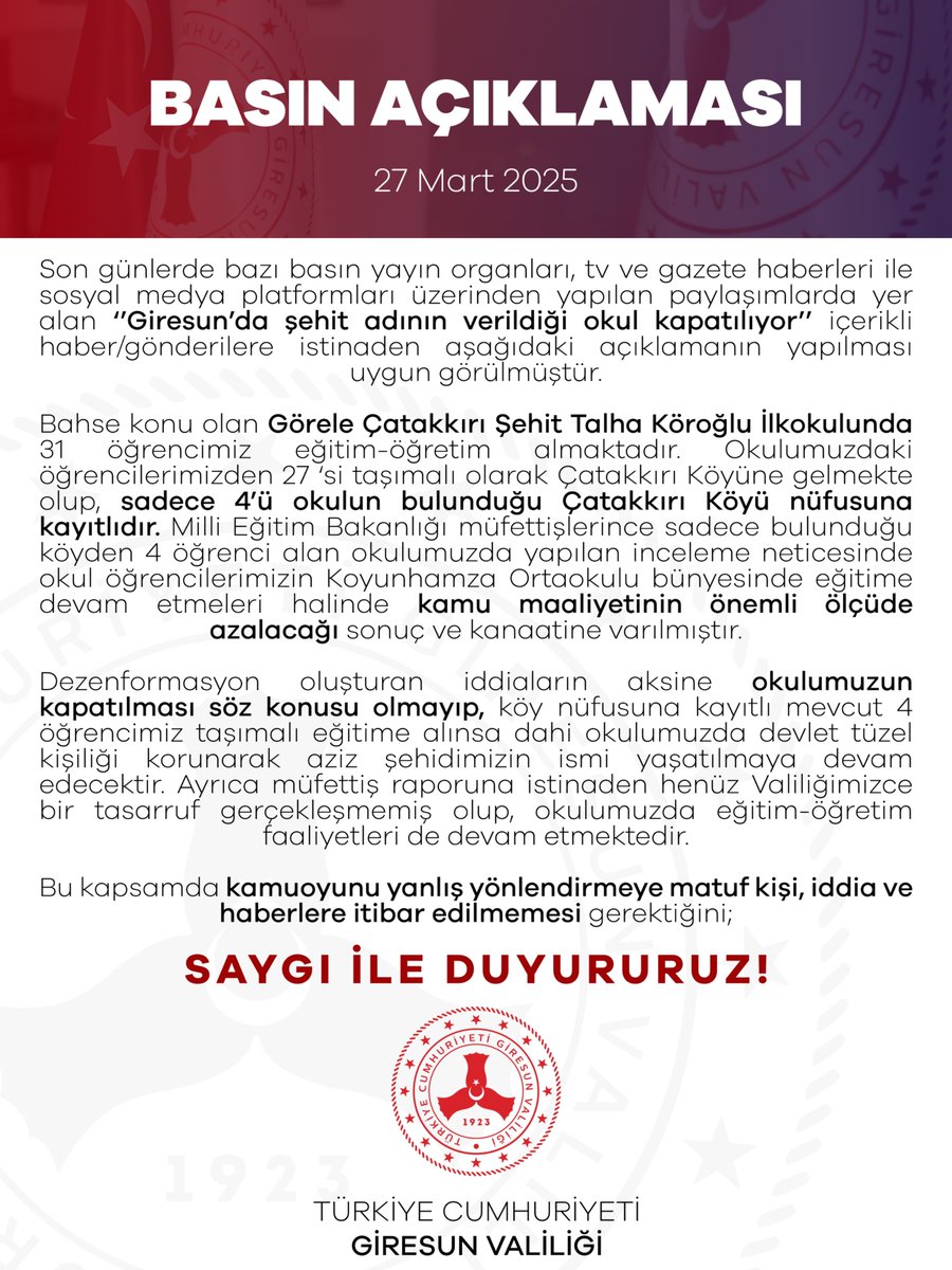 T.C. Giresun Valiliği (@tc_giresun) on Twitter photo  T.C. Giresun Valiliği (@tc_giresun) on Twitter photo