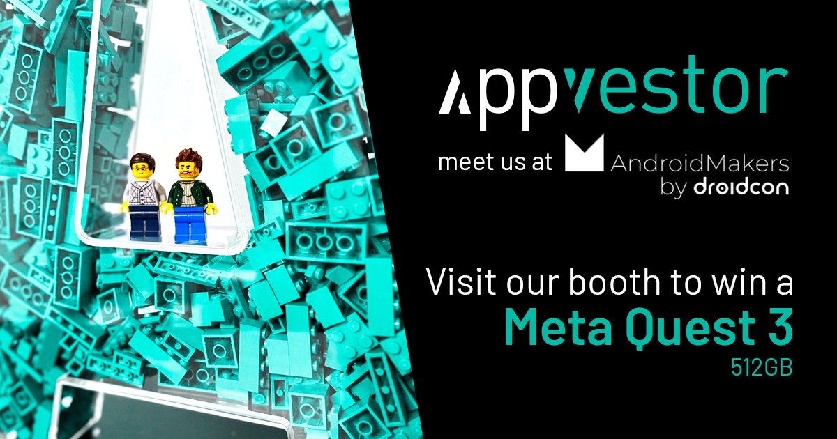 Appvestor (@appvestor_aps) on Twitter photo ๐งฑ Count, guess, win! ๐ฎ
Join us at #AMxDC25 Paris on April 10 for our LEGO Challenge! Guess the number of bricks in the jar, and the closest guess wins a Meta Quest 3! ๐ฎ๐
#Android #Tech #MetaQuest3 <a href="/AndroidMakersFR/">Android Makers by droidcon 2025</a> ๐งฑ Count, guess, win! ๐ฎ
Join us at #AMxDC25 Paris on April 10 for our LEGO Challenge! Guess the number of bricks in the jar, and the closest guess wins a Meta Quest 3! ๐ฎ๐
#Android #Tech #MetaQuest3 <a href="/AndroidMakersFR/">Android Makers by droidcon 2025</a>