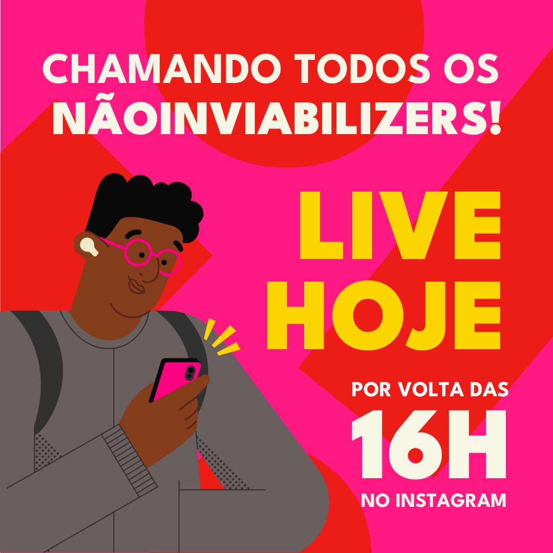 NaoInviabilize's tweet photo. Quinta-feira é dia de live no instagram! 🎉

Tem alguma pergunta para a Déia? Manda aqui! A live ficará salva e, ao longo da semana, vocês poderão acompanhar os cortes dos melhores momentos no insta e tiktok. https://t.co/fKxwryMCbt