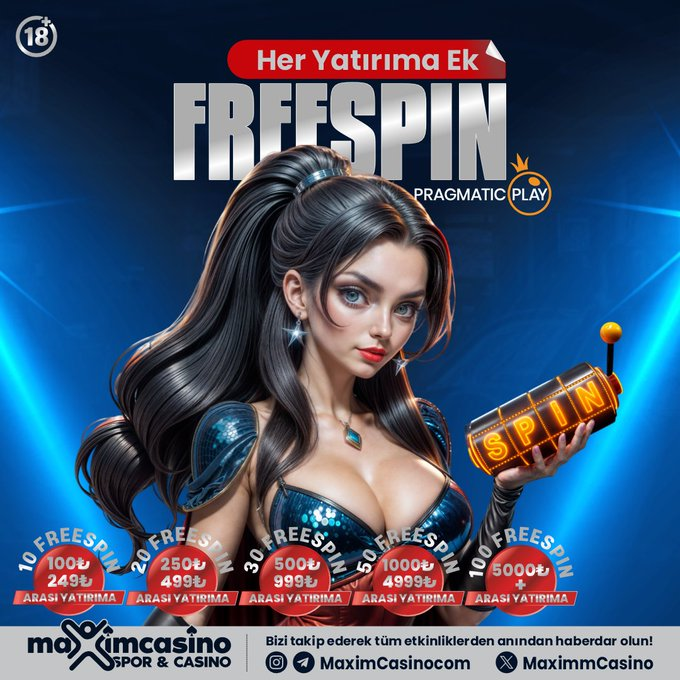 MaximmCasino's tweet photo. 🎰#MAXİMCASİNO da Her Yatırıma Freepsin

🔸1️⃣0️⃣0️⃣₺ - 249₺ Yatırıma🔟Freespin
🔸2️⃣5️⃣0️⃣₺  499₺ Yatırıma 2️⃣0️⃣ Spin
🔸5️⃣0️⃣0️⃣₺ - 999₺ Yatırıma 3️⃣0️⃣ Spin
🔸1️⃣0️⃣0️⃣0️⃣₺ - 4999.₺ Yatırıma 5️⃣0️⃣ Spin
🔸5️⃣0️⃣0️⃣0️⃣₺ ve Üzeri Yatırımlarınıza 💯 Spin

🍀https://t.co/jeDiKAU3s5 https://t.co/GYI4opCQY5