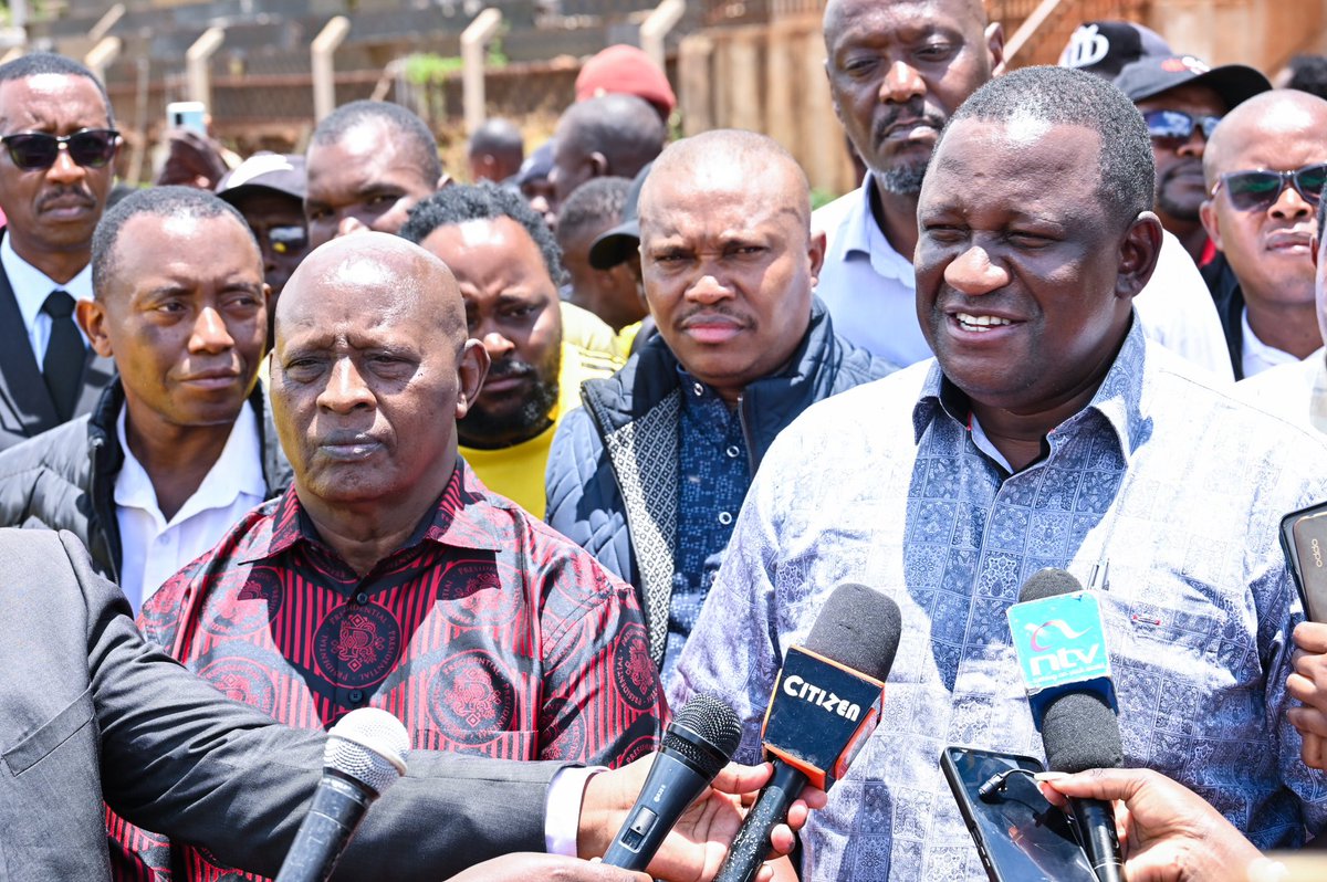 Waziri_Mvurya's tweet photo. The Government has revived the construction of Ruring’u Stadium in Nyeri County, resolving the existing stalemate and upgraded the facility to a 15,000-seater stadium. Construction works have been handed over for immediate commencement.

The project, which had stalled since 2017, will be upgraded to a prototype FIFA-standard stadium—one of several currently earmarked for nationwide upgrades.

This sports facility will play a crucial role in promoting sports development in the county and the region while also driving significant economic benefits. I was accompanied by the Nyeri County leadership led by the Governor H.E Mutahi Kahiga, Sports PS Elijah Mwangi, Sports Kenya CEO and senior officials from the Ministry.

@moyasa_ke @psmining_ke @GokSportsDept @GovernorKahiga