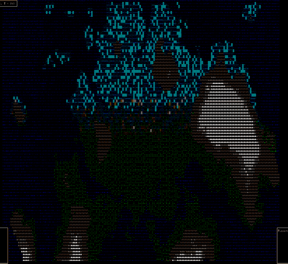ArchHeather11's tweet photo. #proceduralgeneration #mapgeneration #ascii #asciiart https://t.co/eYk2vUWtpw