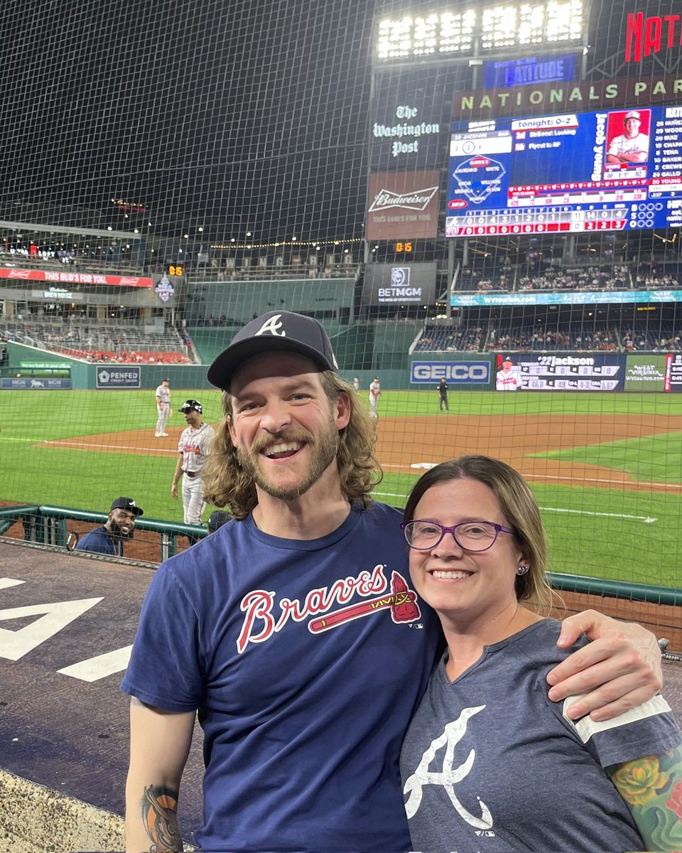 Still cheesin' about that time we asked Ozuna for a photo with us! We'd traveled from ATL to DC to catch a two-game series.
 ⚾️ LET'S DO THIS! ⚾️
#BravesCountry   
#RepTheA <a href="/Braves/">Atlanta Braves</a>