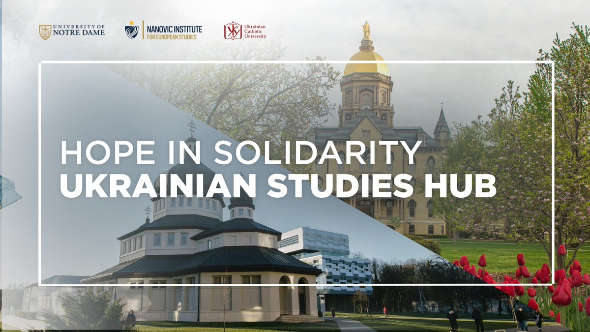 Hope is born in solidarity – The University of Notre Dame opens a Ukrainian Studies Hub

Read more: ucu.edu.ua/en/news/nadiya…