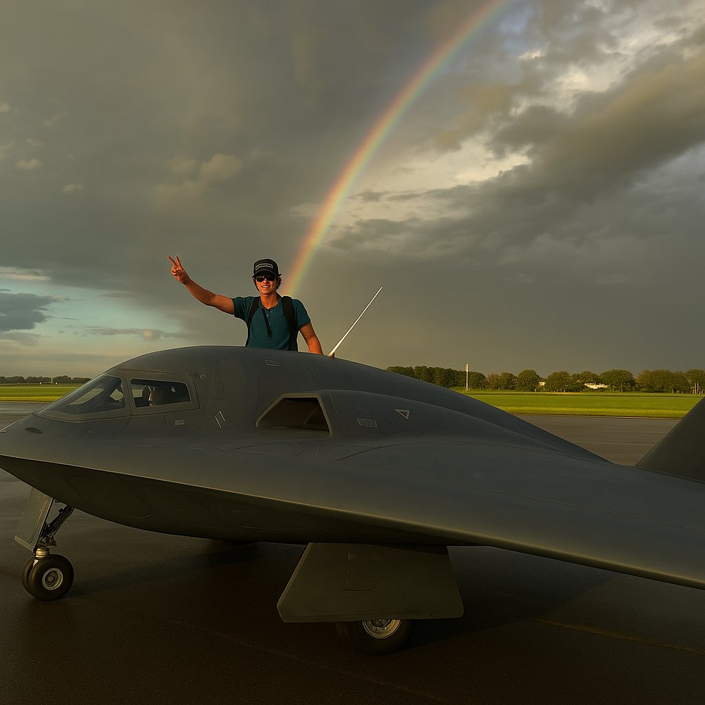 “Make my plane a B-2 Bomber” 😂😂