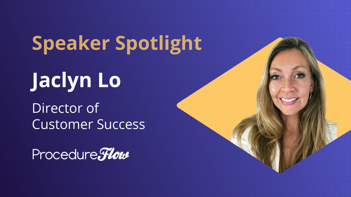 ProcedureFlow's tweet image. We’re excited to see Jaclyn on stage at 2025 MindXchange East in Florida!
As a CX leader specializing in onboarding, digital adoption, and change management, Jaclyn is passionate about empowering employees and delivering sustainable results. We're excited to hear her insights!