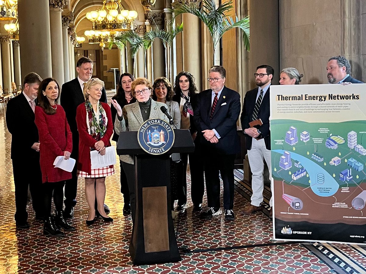 Jo Anne Simon 文雅麗 🟧 (@joannesimonbk52) on Twitter photo Glad to join <a href="/AMKelles/">Assemblymember Dr. Anna R. Kelles</a> & advocates to push for $200M in the state budget for Thermal Energy Networks at SUNY buildings! These projects use underground pipes to efficiently heat & cool buildings, cutting emissions, creating union jobs & modernizing our energy grid. Glad to join <a href="/AMKelles/">Assemblymember Dr. Anna R. Kelles</a> & advocates to push for $200M in the state budget for Thermal Energy Networks at SUNY buildings! These projects use underground pipes to efficiently heat & cool buildings, cutting emissions, creating union jobs & modernizing our energy grid.