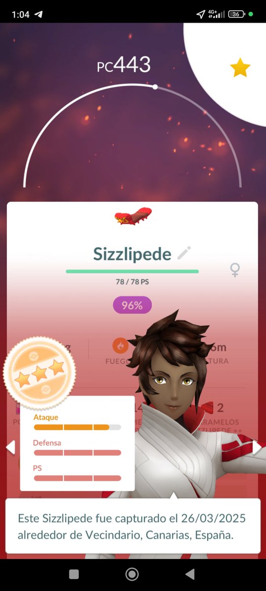 judithsdez's tweet photo. Ni tan mal para ser el primero que consigo 🐛🔥
#Pokemon #PokemonGO #pokémonday #pokemonday2025 https://t.co/heOATWxOs1