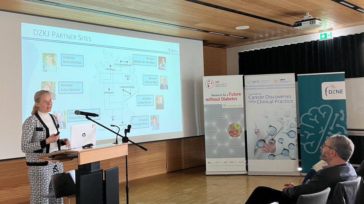 Deutsche Zentren der Gesundheitsforschung (DZG) (@dzg_forschen) on Twitter photo Welcome of the New Kid on the Block at the #7thJointDZGSymposium Dresden: Prof. Kรถrner, head of the #DZKJ site Dresden-Leipzig, introduces the 4th DZG. Its mission is to understand and improve the conditions for a healthy upbringing and development of children and adolescents.๐จโ๐ฉโ๐งโ๐ฆ Welcome of the New Kid on the Block at the #7thJointDZGSymposium Dresden: Prof. Kรถrner, head of the #DZKJ site Dresden-Leipzig, introduces the 4th DZG. Its mission is to understand and improve the conditions for a healthy upbringing and development of children and adolescents.๐จโ๐ฉโ๐งโ๐ฆ