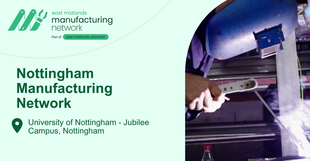 Are you in the manufacturing industry &amp;  looking to connect with fellow professionals and business owners in Nottingham?🔧

📅 30 April
🕑7:30 AM–10:30 AM  

To find out more, click here 👉bit.ly/3XdtQEy

#eastmidlandsmanufacturing #networking #eastmidlandsevents