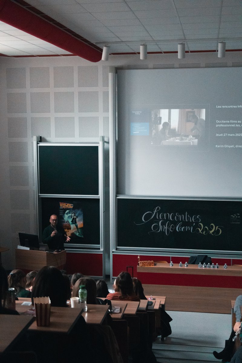 RICTlse's tweet photo. Lancement de la 1ère conférence: "Occitanie terre de cinéma" avec la présence de Karim Ghiyati, Directeur Occitanie Films.

#RencontresInfoCom #Cinéma #IUTPaulSabatier #UniversitéPaulSabatier #toulouse #CinémaEtCommunication https://t.co/ZodYZwVfvC