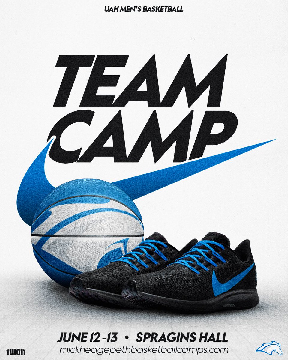 UAH Men's Basketball (@uah_mbb) on Twitter photo We are excited to announce our team camp will be June 12-13. Varsity, JV, Freshman games available both days. Register at mickhedgepethbasketballcamps.com. Any questions please contact us at sam0894@uah.edu We are excited to announce our team camp will be June 12-13. Varsity, JV, Freshman games available both days. Register at mickhedgepethbasketballcamps.com. Any questions please contact us at sam0894@uah.edu