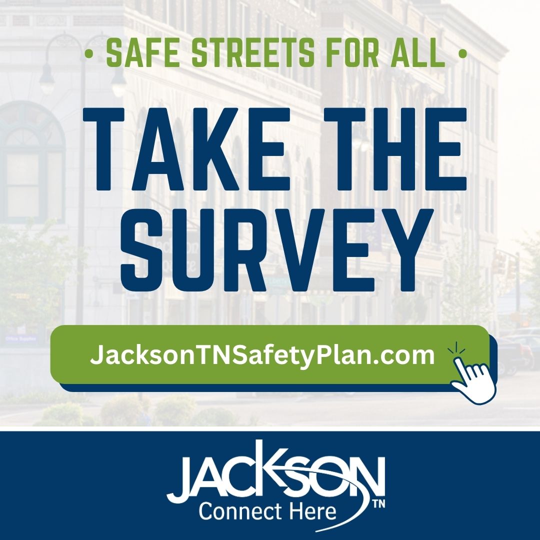 🚦 Every trip should be a safe one—walking, biking, or driving.

Help make Jackson’s roads safer for families. 🛑

👨‍👩‍👧‍👦Tell us what matters to YOU:
💻 JacksonTNSafetyPlan.com

#SafeStreetsJackson #FamilyFirst #BetterRoadsSaferLives #YourVoiceMatters