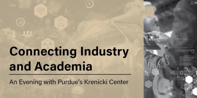 Industry and academia come together on April 5 in Indianapolis. Join the Krenicki Center for Business Analytics &amp; Machine Learning for an exclusive dinner hosted by the Daniels School. See how our partnerships are solving real-world business challenges. 👉 purdue.university/4kXIDgZ