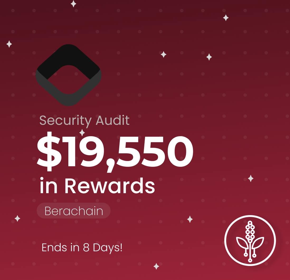 Hyacinth πͺ» (@hyacinthaudits) on Twitter photo Happy Thursday, auditors!
<a href="/rootsfi/">roots π·</a> just posted their security audit through Hyacinth π
They have chosen <a href="/SBSecurity_/">SBSecurity</a> to review their codebase to ensure it's battle-tested.
Total nSLOC: 3,663
Rewards: $19,550
Link below π Happy Thursday, auditors!
<a href="/rootsfi/">roots π·</a> just posted their security audit through Hyacinth π
They have chosen <a href="/SBSecurity_/">SBSecurity</a> to review their codebase to ensure it's battle-tested.
Total nSLOC: 3,663
Rewards: $19,550
Link below π