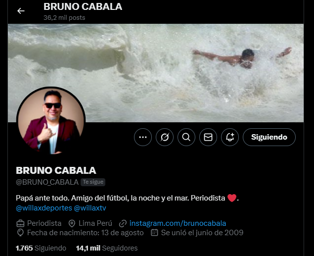 🚨🚨La cuenta de mi amigo Bruno Cabala ha sido hackeada. No reciban información hasta que la recupere. Fue hackeada desde las 7:44 am. de hoy.🚨🚨