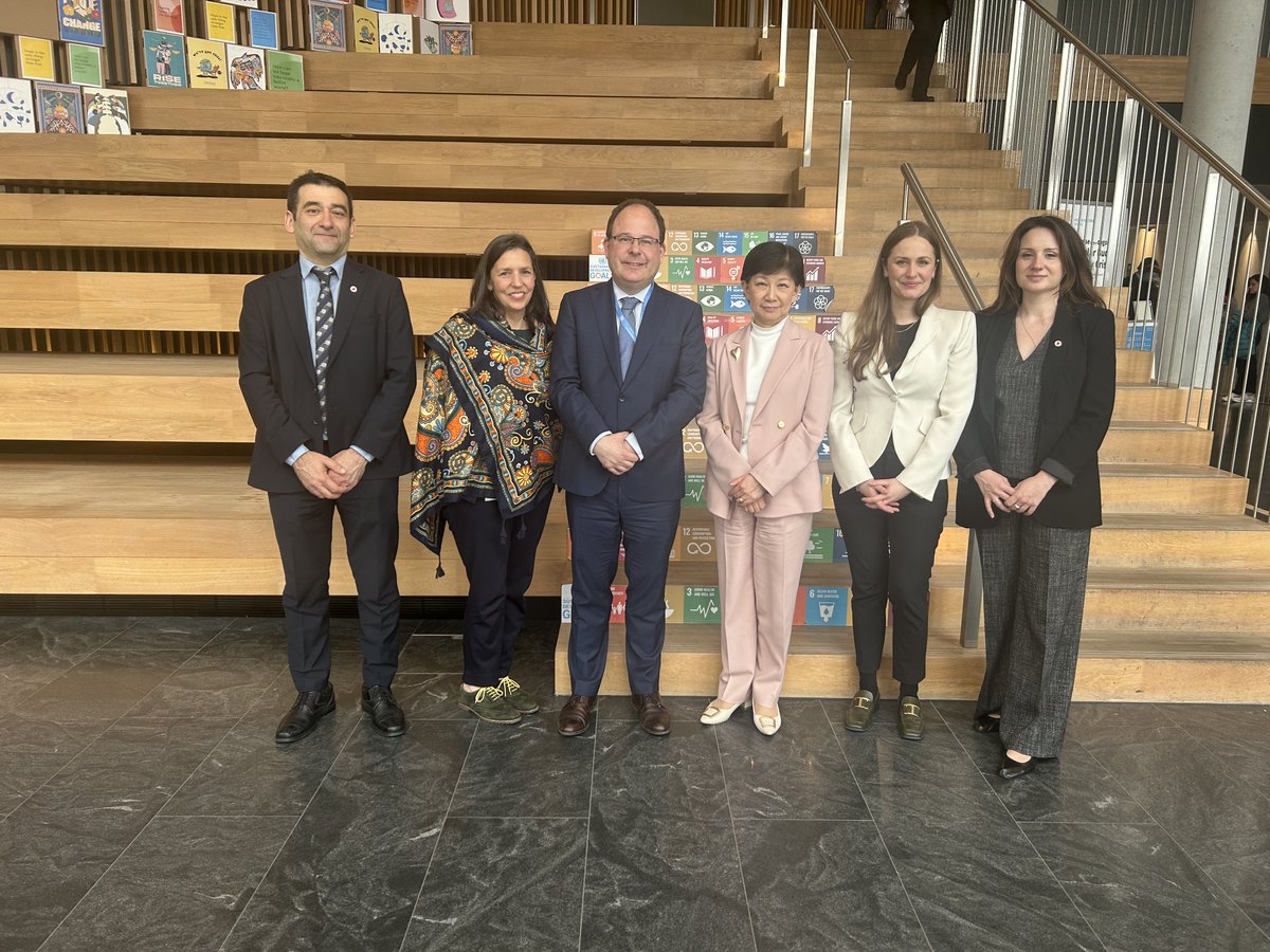 GICHD (@thegichd) on Twitter photo We met with <a href="/INakamitsu/">Izumi Nakamitsu</a> <a href="/UN/">United Nations</a> Under-Secretary-General for Disarmament Affairs. We're proud of our strong partnership with <a href="/UN_Disarmament/">ODA</a> & support to #UNSaferGuard. Ammunition management plays a critical role in advancing human security, sustainable peace and global stability. We met with <a href="/INakamitsu/">Izumi Nakamitsu</a> <a href="/UN/">United Nations</a> Under-Secretary-General for Disarmament Affairs. We're proud of our strong partnership with <a href="/UN_Disarmament/">ODA</a> & support to #UNSaferGuard. Ammunition management plays a critical role in advancing human security, sustainable peace and global stability.