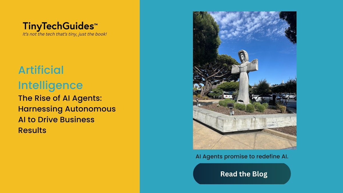 DavidS (@davidsweenor) on Twitter photo Are you using #AI agents for your initiative? Check out my <a href="/TinyTechGuides/">TinyTechGuides</a> blog to learn more. buff.ly/3YmupwY Are you using #AI agents for your initiative? Check out my <a href="/TinyTechGuides/">TinyTechGuides</a> blog to learn more. buff.ly/3YmupwY