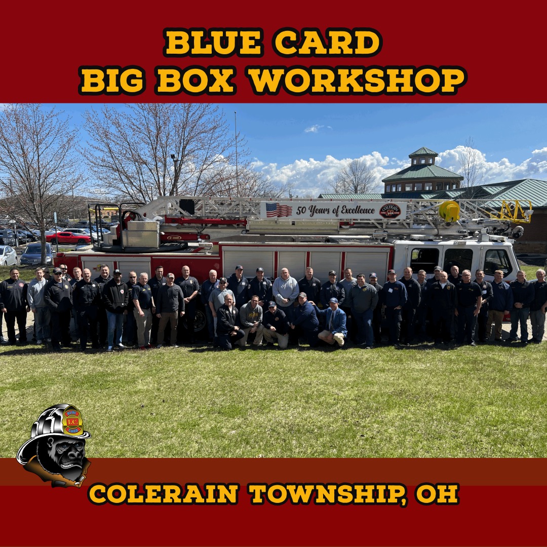 BlueCardHZ's tweet image. Today we wrap up our intensive two-day Blue Card Big Box Workshop in Colerain Township, OH! 
A huge thank you to all the participants who engaged in high-level incident command discussions. And a special shoutout to @chiefrays  and our #PartnersInProgress from the @NFSAorg !