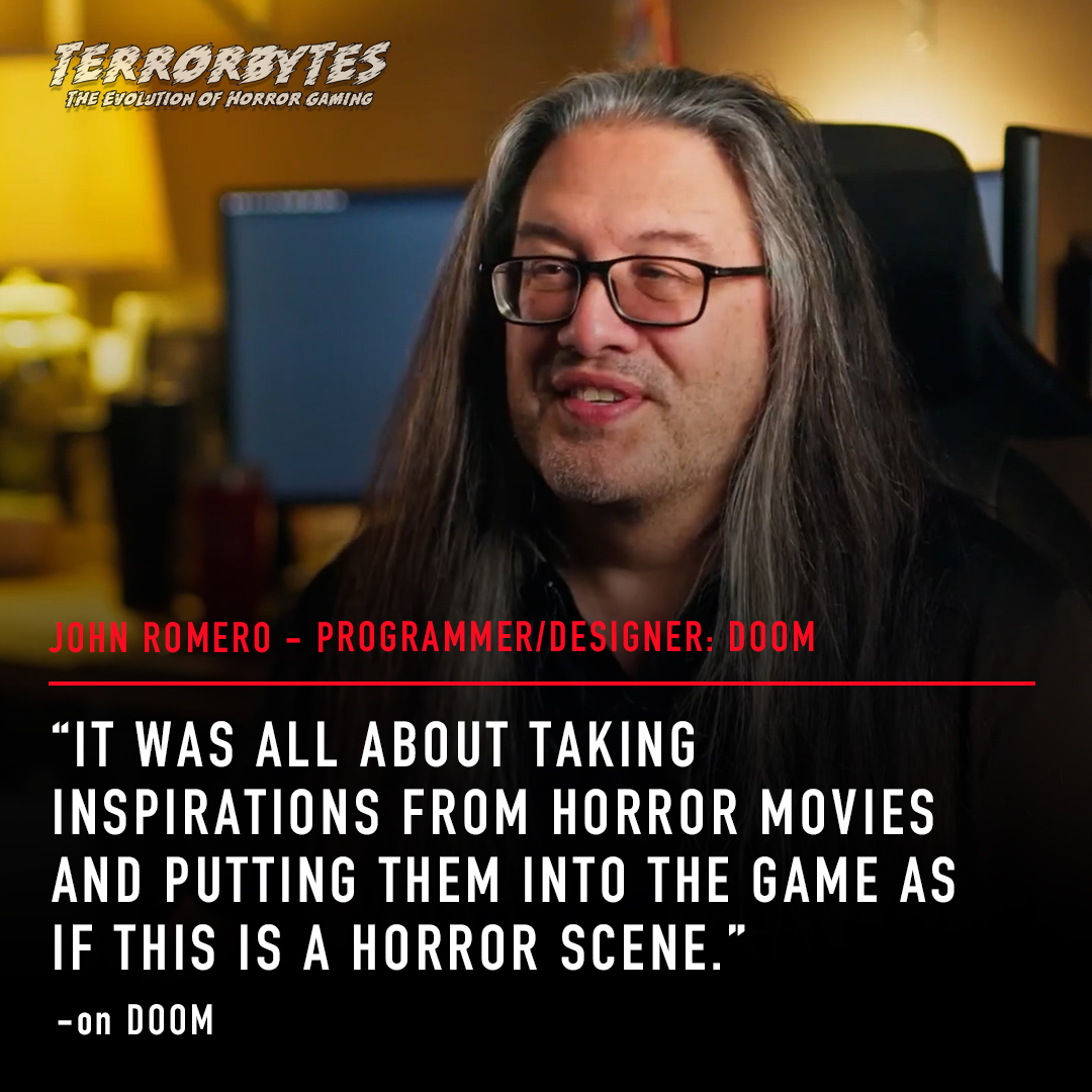 Catch me and 50 legends from the horror world in the brand new series TERRORBYTES. 💀

From the creators of In Search of Darkness, TerrorBytes uncovers the incredible decades long history of horror gaming. Grab your copy now 👉 terrorbytesdoc.com/?sca_ref=84384…