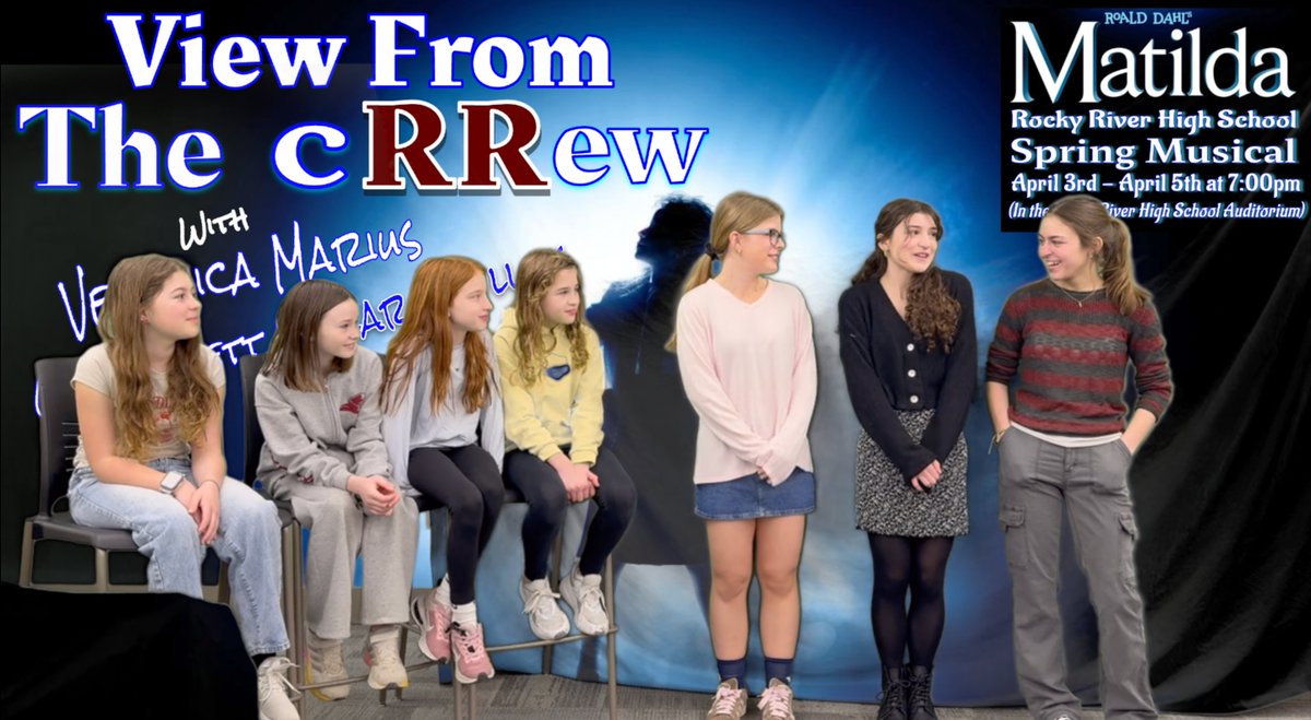 CoachJPfahl's tweet photo. LOVED getting to hang with former students yesterday as one of my Kensington Channel TEN crew's did an interview with a few of the stars of the @RRDramaDept   Matilda! Click Below for the full interview... https://t.co/6hyTZ22AcJ #Icantbelievethese3areSENIORS #Wheredoestimego https://t.co/6BMHfQNRiD