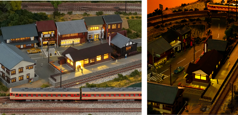 今日の話題】昭和の懐かしい情景をイメージした #Nゲージ #ジオラマ を