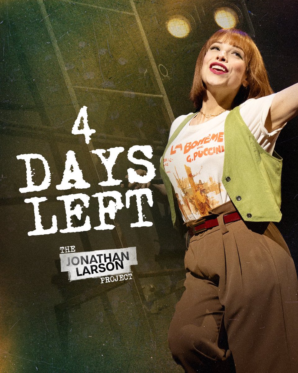 There are just 4 days left to see The Jonathan Larson Project. Join us at the Orpheum through Sunday 3/30!
