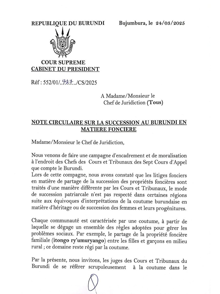 Aimé-Parfait Niyonkuru (Dr. Iur). tweet media