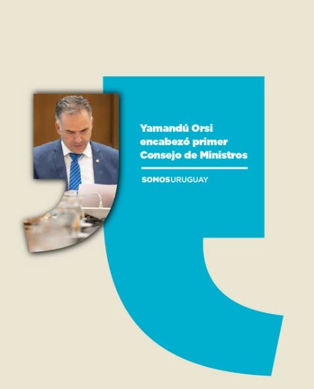 Yamandú Orsi encabezó primer Consejo de Ministros

NOTA COMPLETA: lnkd.in/dMwD7dnz