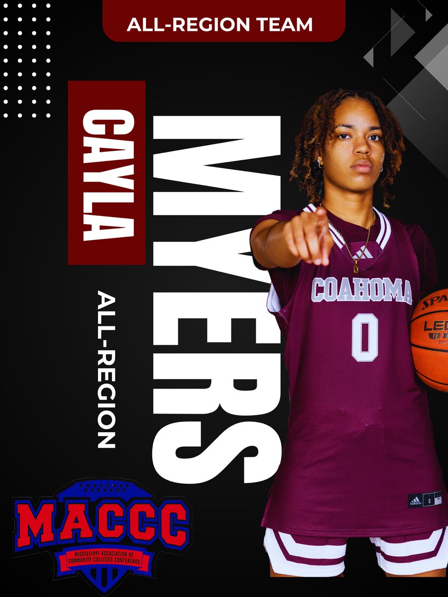 CCC Women’s Bball (@cccladyhoops) on Twitter photo Tiger Nation, help us congratulate our Super Sophomore on another remarkable award of achievement!!! <a href="/caylamyers15/">cayla myers</a> has been selected to the All-Region Team for the MACCC! She’s the second player in the last two seasons for our program who’s received this honor!! #CoahomaProud 🐅 Tiger Nation, help us congratulate our Super Sophomore on another remarkable award of achievement!!! <a href="/caylamyers15/">cayla myers</a> has been selected to the All-Region Team for the MACCC! She’s the second player in the last two seasons for our program who’s received this honor!! #CoahomaProud 🐅
