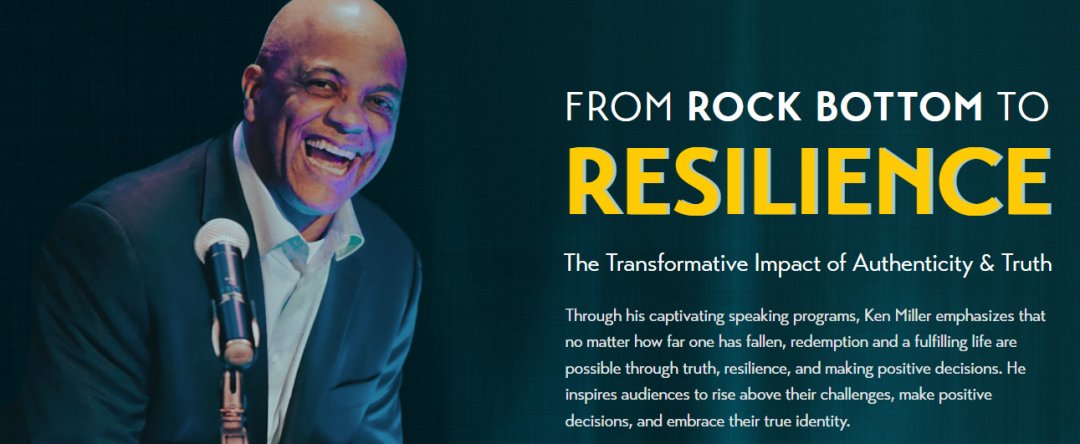 I’ve learned that no matter how far you fall, redemption is possible. Through truth &amp; resilience, we rise. Let’s move forward together! 💪✨
Book me for your next event! 🎤 kenmillerspeaks.com

#Resilience #Authenticity #RiseAbove #Motivation