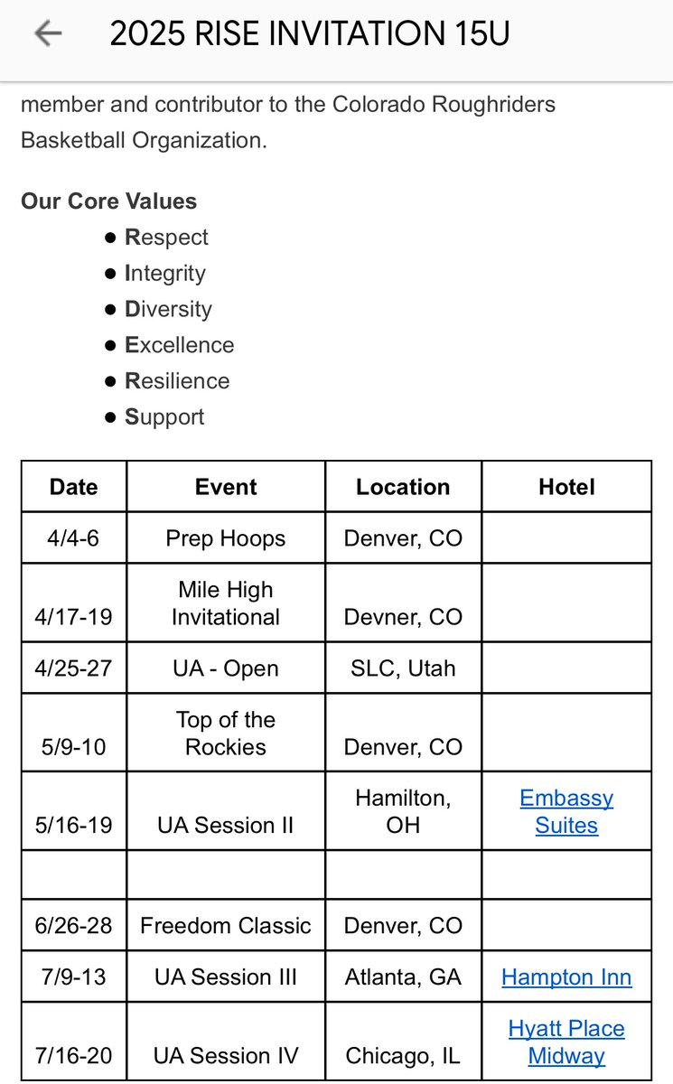 I am grateful to have another opportunity to hoop with the @coloradoroughriders on the UAA rise circuit this year.