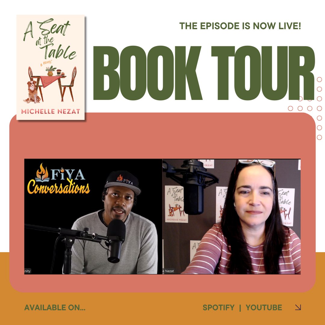 michellenezat's tweet image. This was such an amazing conversation. Jason was so real and cares about the listener as he guides the conversation. We ended up talking about the Bible more than my book and I wouldn't have it any other way.

https://michellenezat/booktour